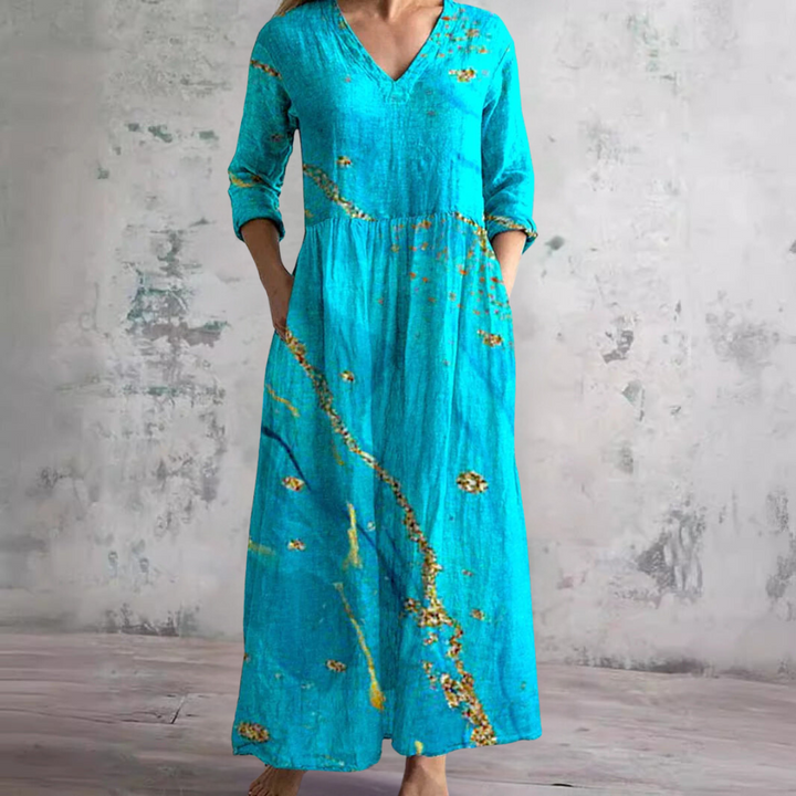 Blaire - Soft Floral Maxi Dress