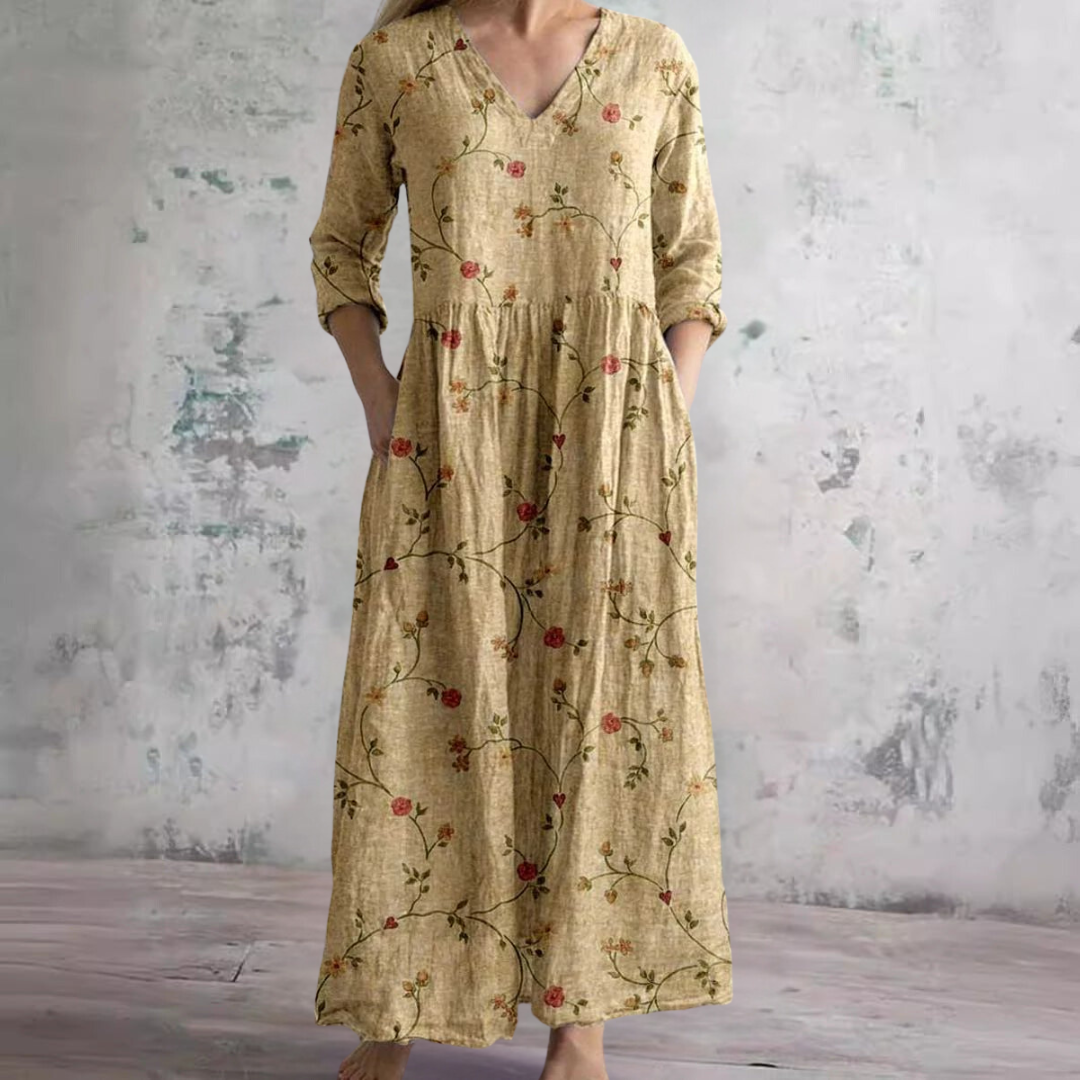 Rylee – Vintage Charm Maxi Dress