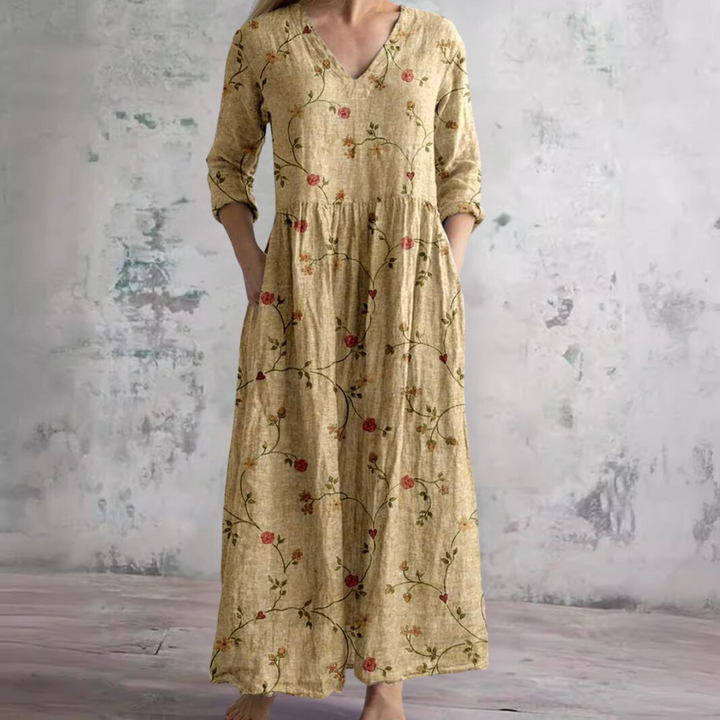 Rylee – Vintage Charm Maxi Dress