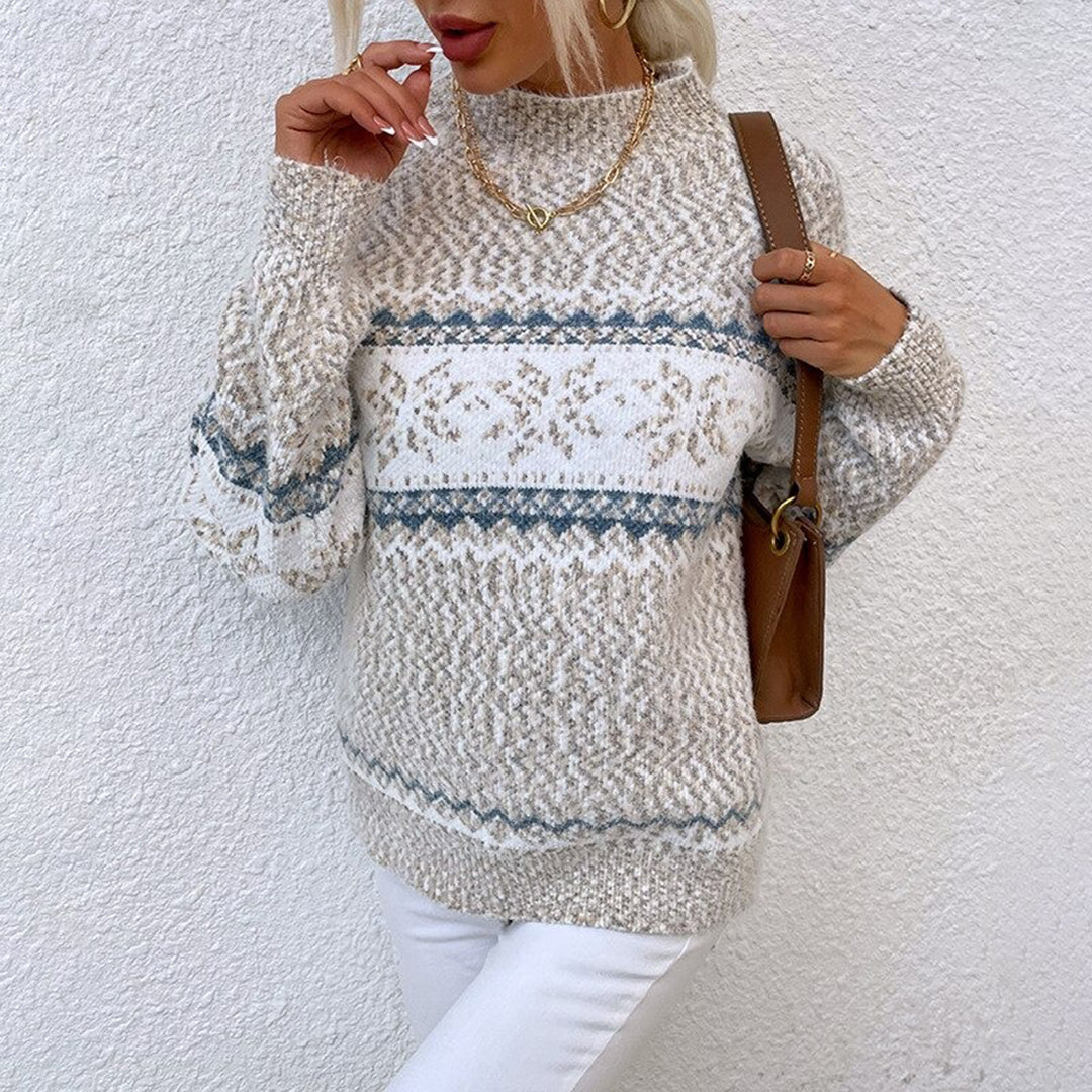 Karina – Snowflake Serenity Sweater