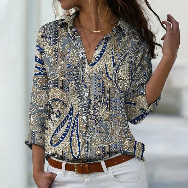 Minnah - Elegant Floral Blouse