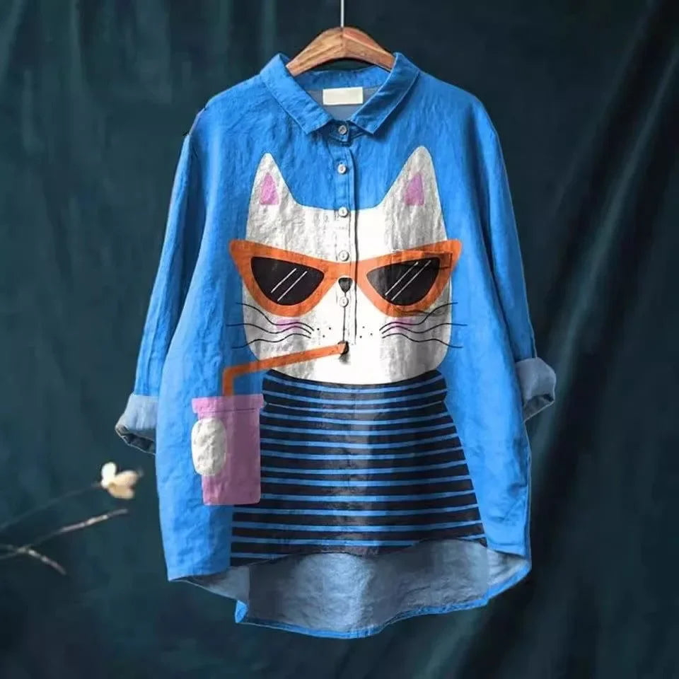 Juliet – Purrfectly Chic Shirt