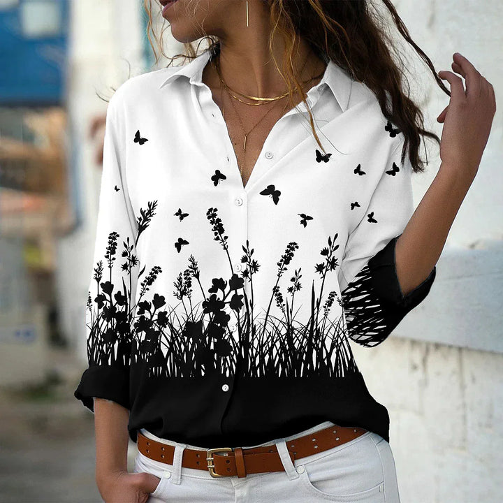 Ellie - Chic Fashion Print Blouse