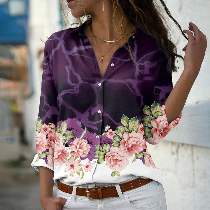 Ellie - Chic Fashion Print Blouse