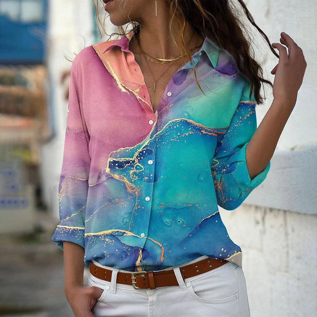 Ellie - Chic Fashion Print Blouse