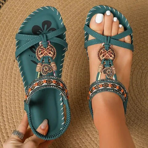 Bailey - Boho Flat Sandals