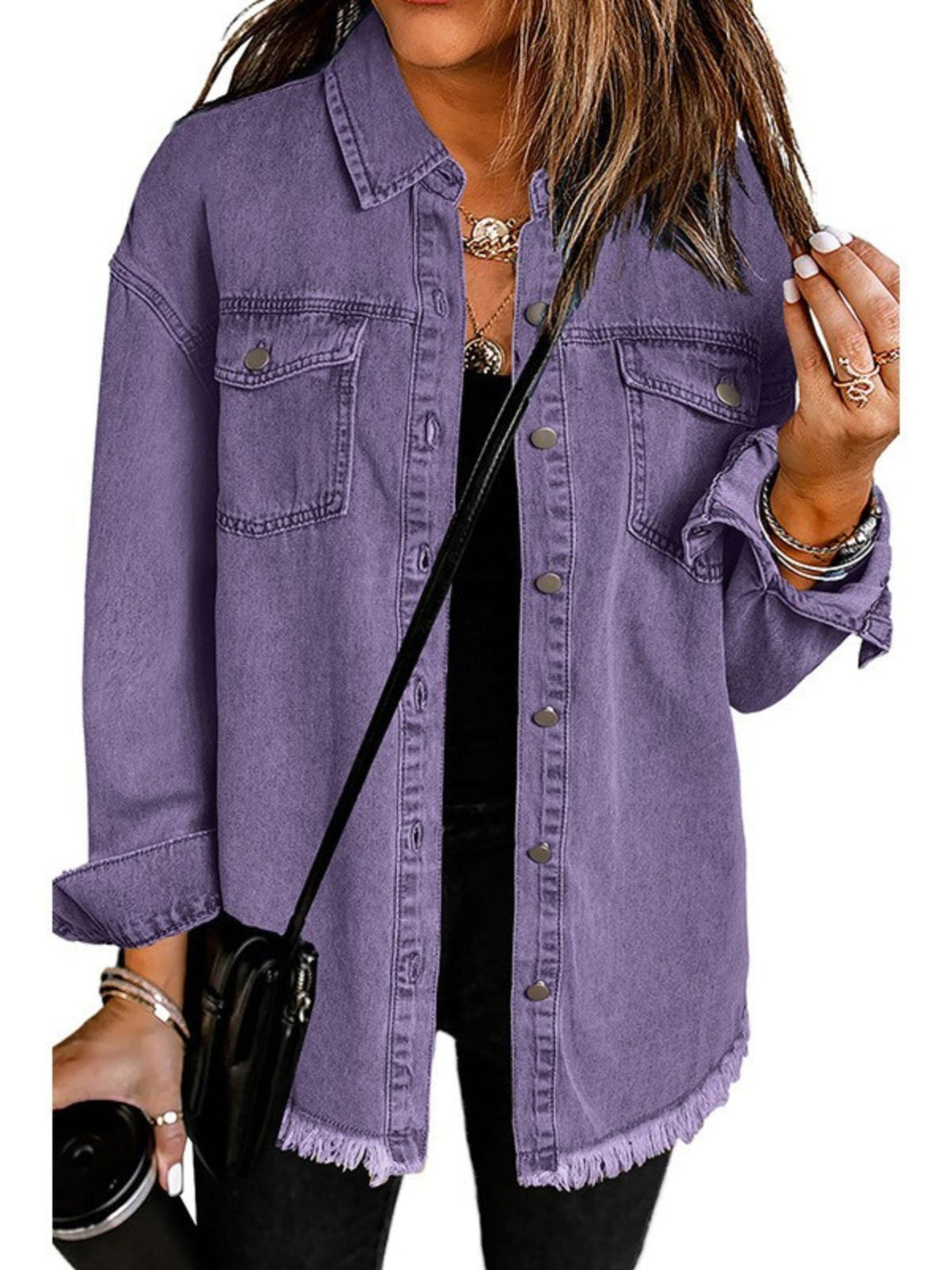 Sylvie - Relaxed Fit Button-Up Jacket