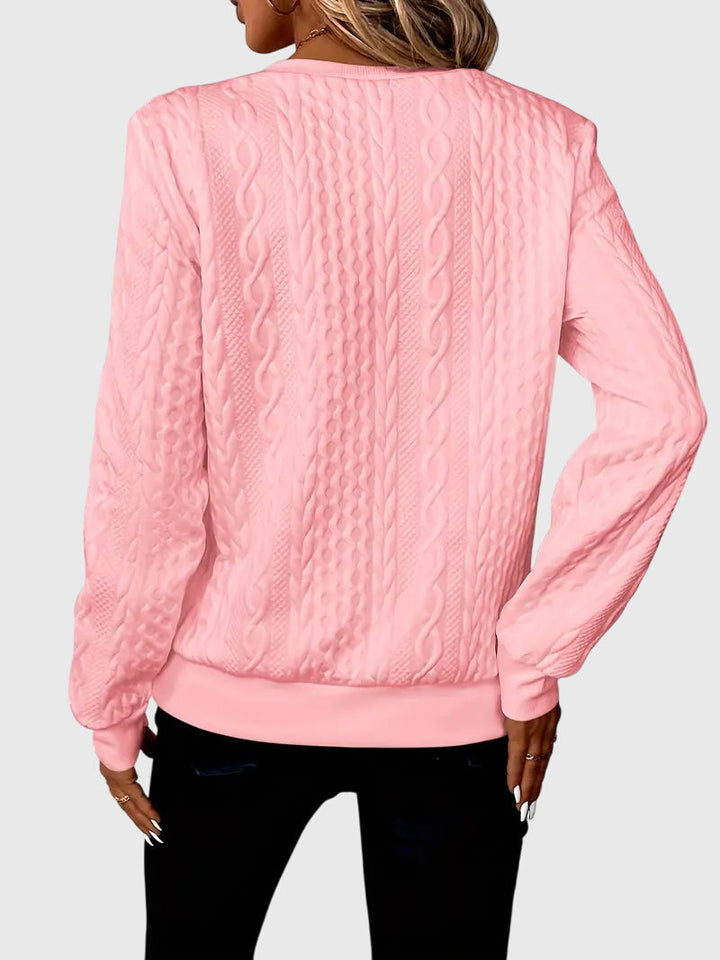 Cathie – Luxe Zip Sweater
