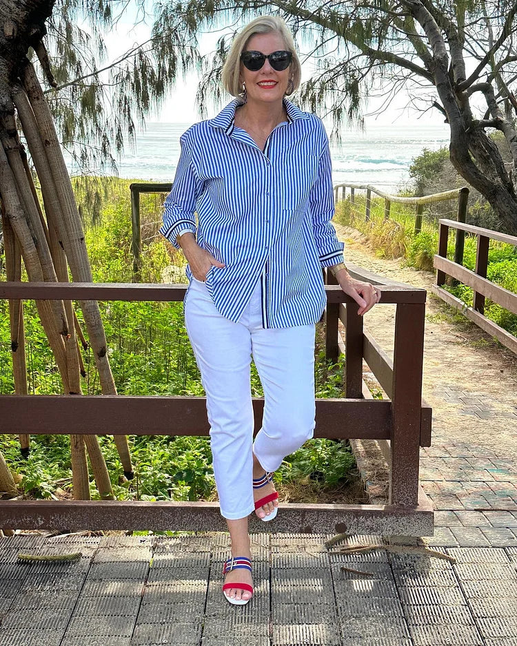 Charie - Classic Stripe Shirt