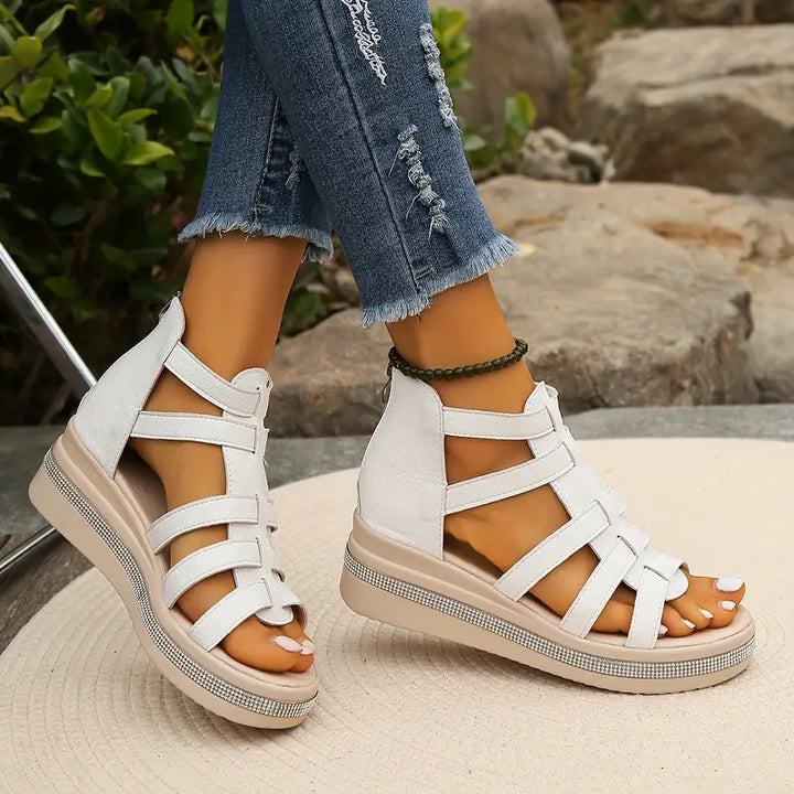 Daniela - Elegant Wedge Sandals