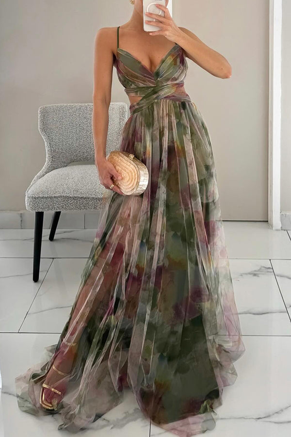 Alexa - Elegant Flowing Maxi Dress