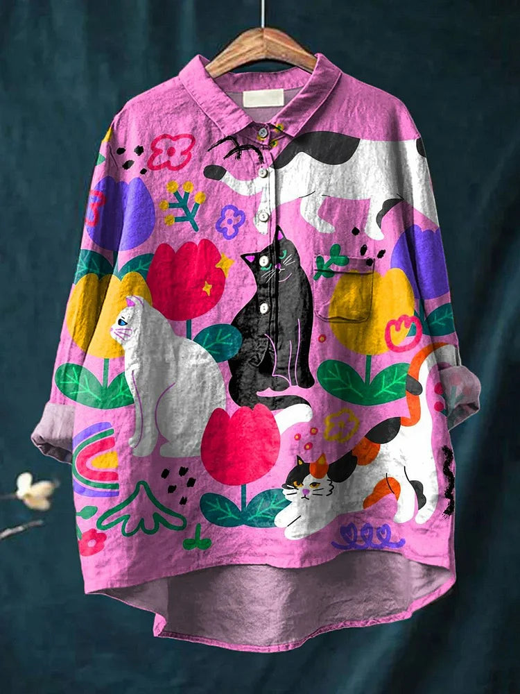 Juliet – Purrfectly Chic Shirt