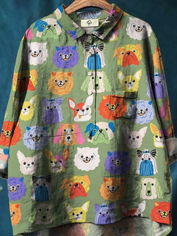 Faye – Elegant Woof Squad Shirt