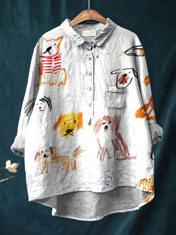 Lily – Classic Scribble Shirt