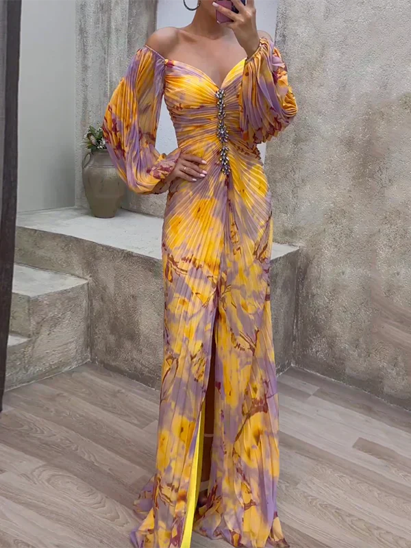 Sloane - Elegant V-Neck Dress