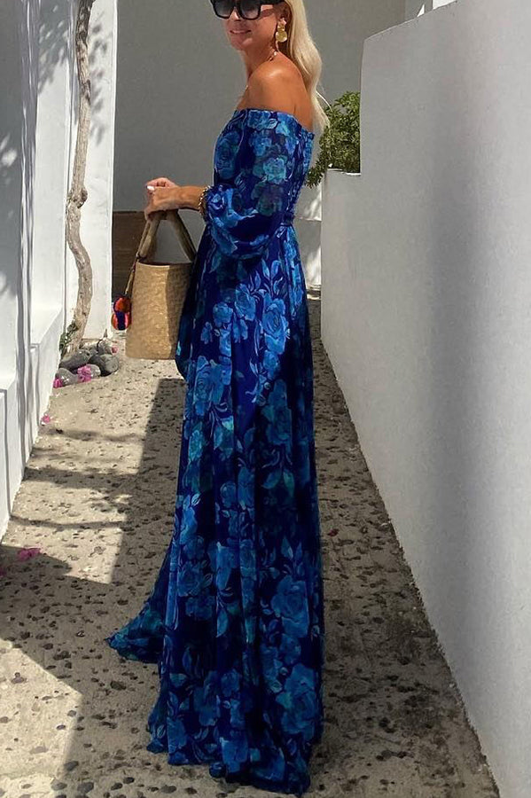 Calista - Floral Off-Shoulder Maxi Dress