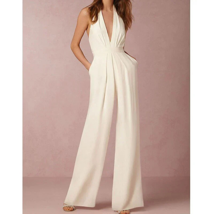 Roxie – Deep V Statement Jumpsuit