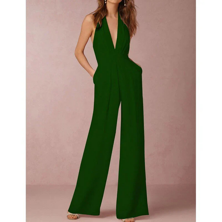 Roxie – Deep V Statement Jumpsuit