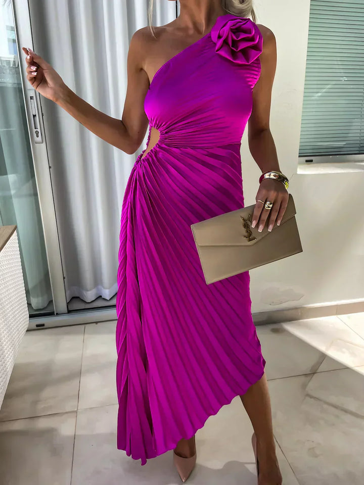 Evie - Elegant Asymmetric Party Dress