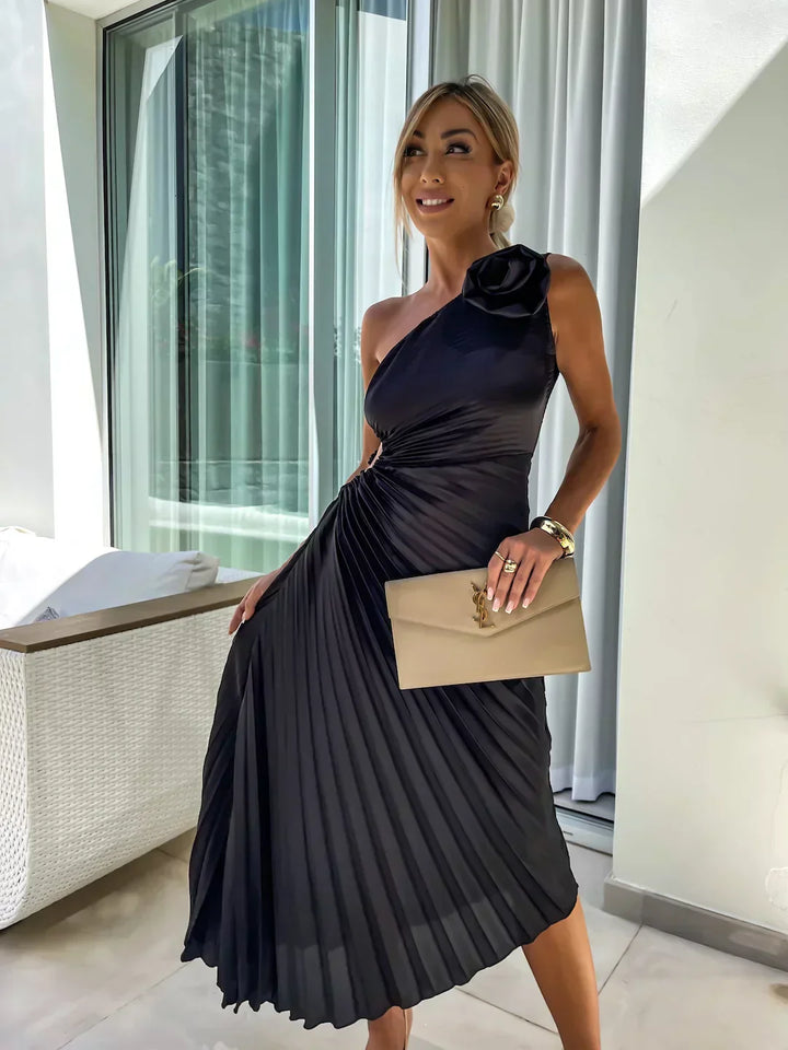 Evie - Elegant Asymmetric Party Dress