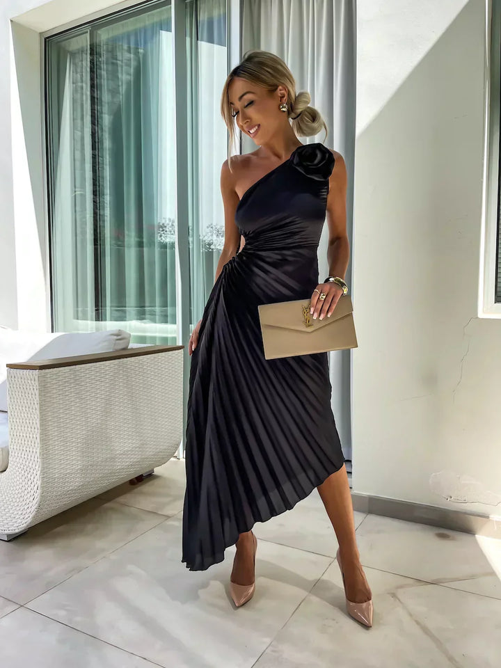 Evie - Elegant Asymmetric Party Dress