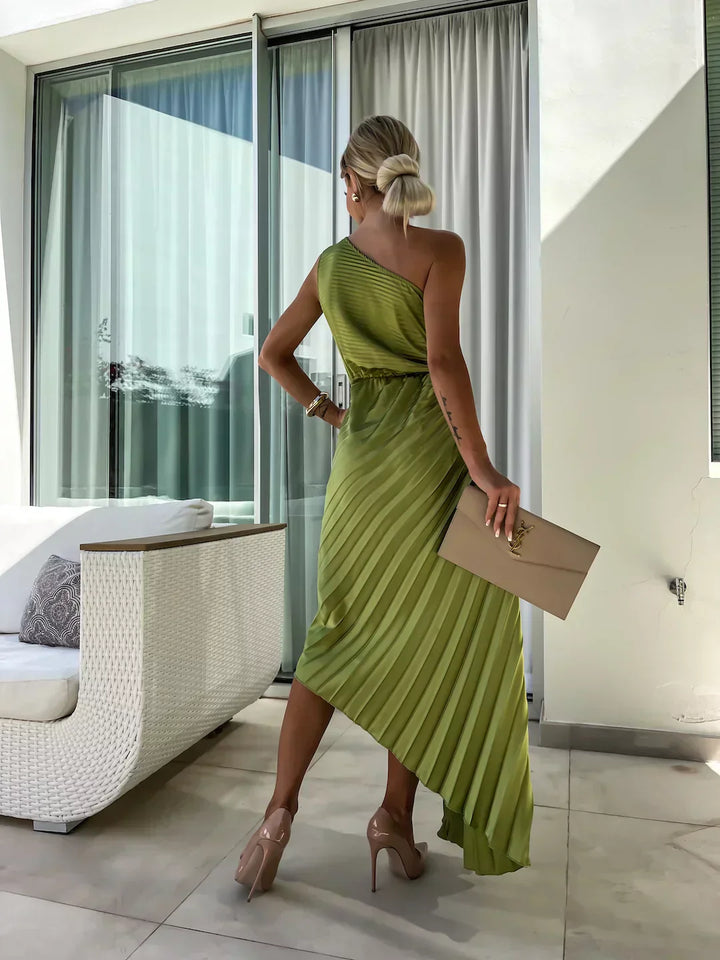 Evie - Elegant Asymmetric Party Dress