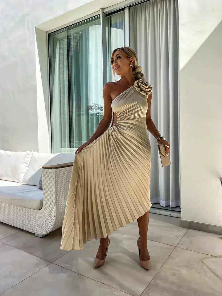 Evie - Elegant Asymmetric Party Dress