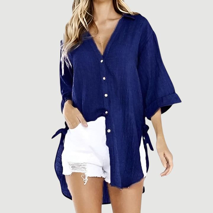 Ruth – Button-Up Shirt Blouse