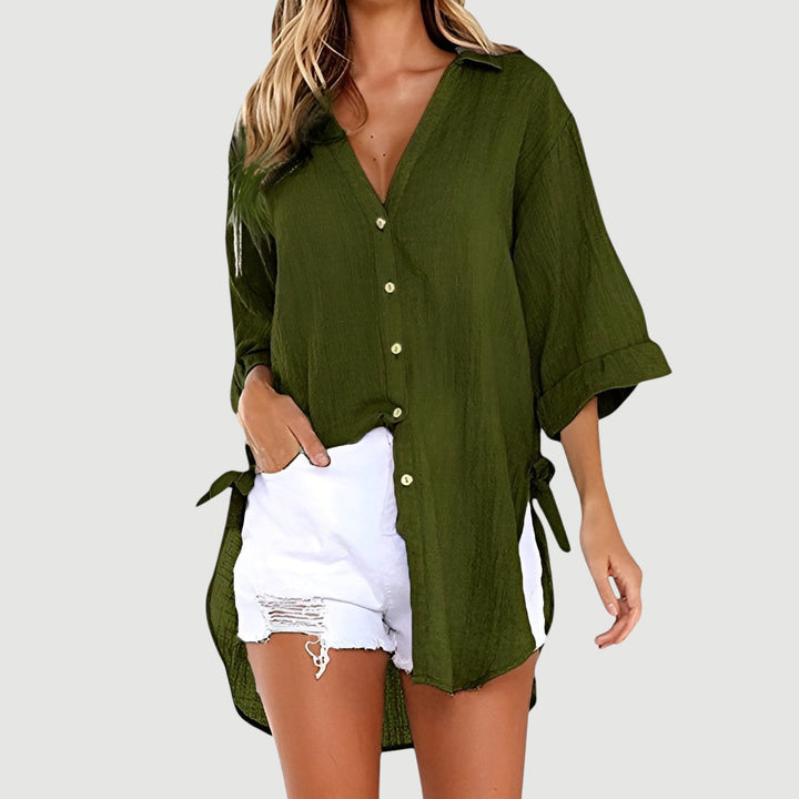 Ruth – Button-Up Shirt Blouse