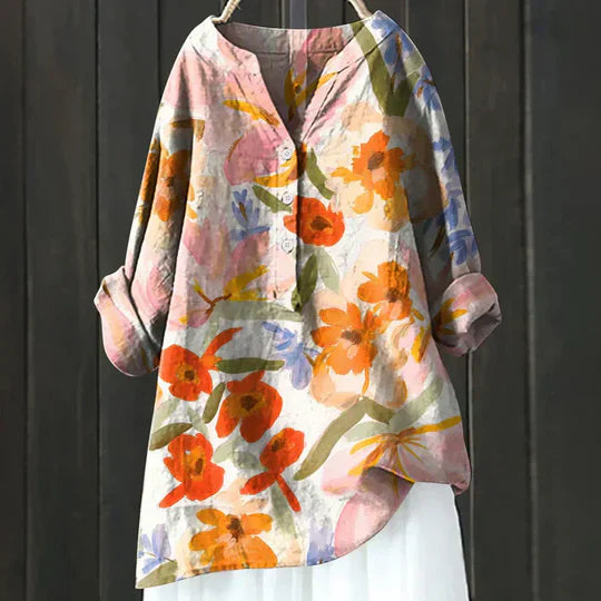 Mathilde – Blossom Breeze Shirt Blouse