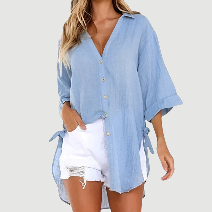 Ruth – Button-Up Shirt Blouse