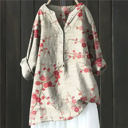 Mathilde – Blossom Breeze Shirt Blouse