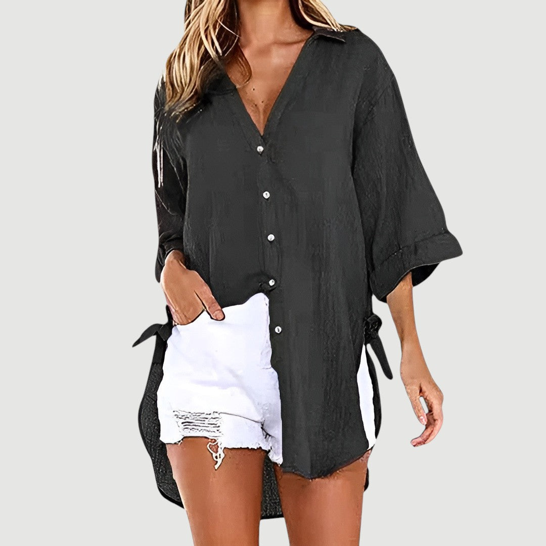 Ruth – Button-Up Shirt Blouse