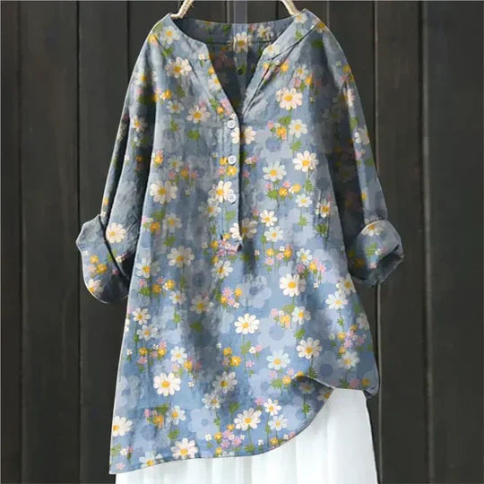 Mathilde – Blossom Breeze Shirt Blouse