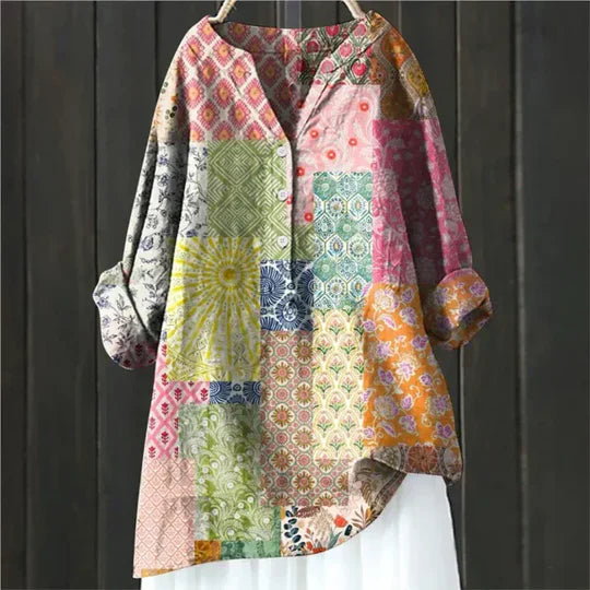Mathilde – Blossom Breeze Shirt Blouse