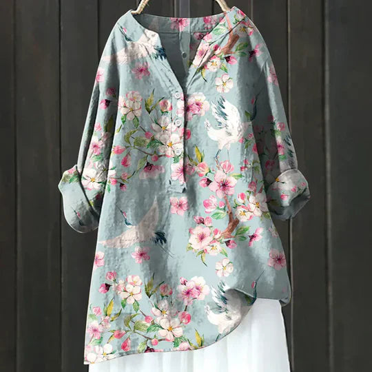 Mathilde – Blossom Breeze Shirt Blouse