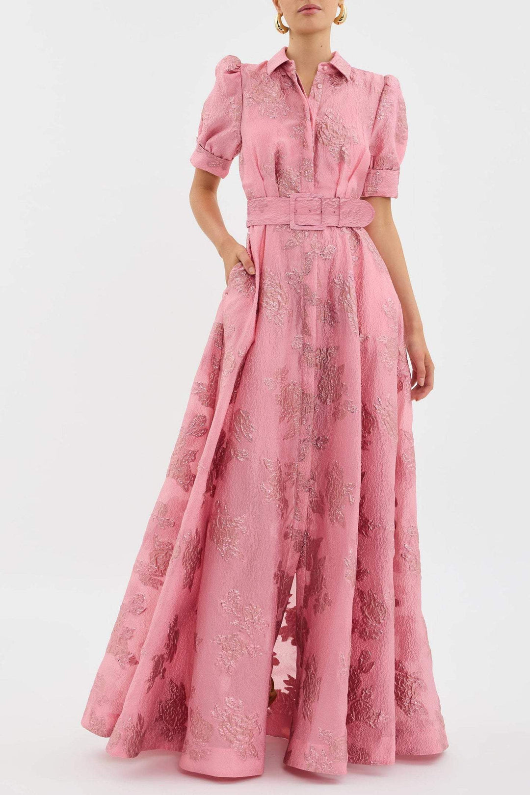 Catherine - Elegant Puff Sleeves Dress