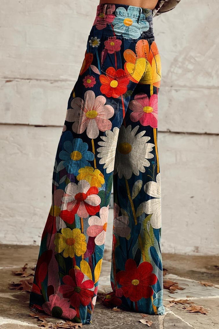 Winnie - Colorburst Boho Vintage Pants