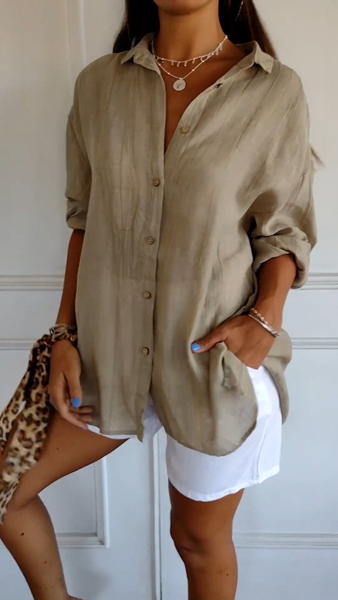 Selene - Elegant Pleated Blouse