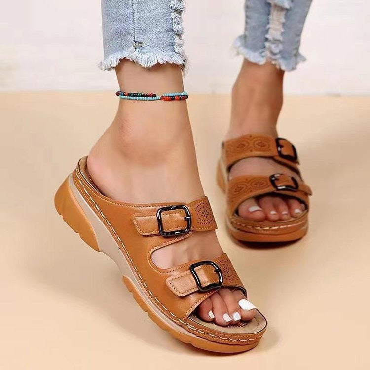 Brenda – Chic Buckle Sandals