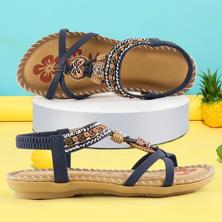 Solina – Beaded Comfort Sandals