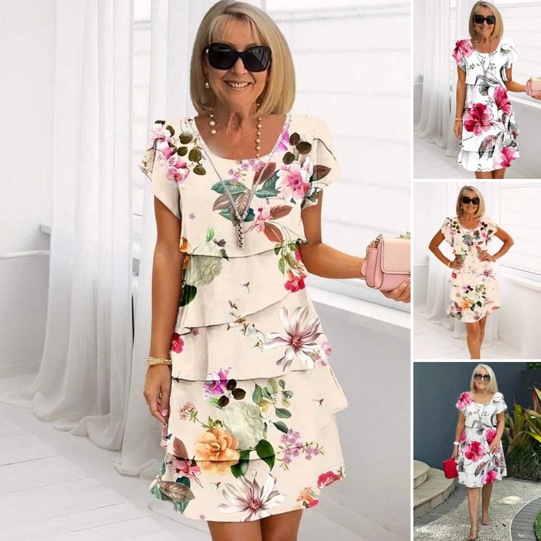 Leira - Graceful Floral Elegance Dress