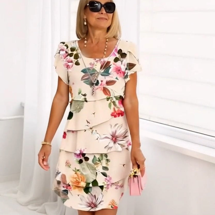 Leira - Graceful Floral Elegance Dress