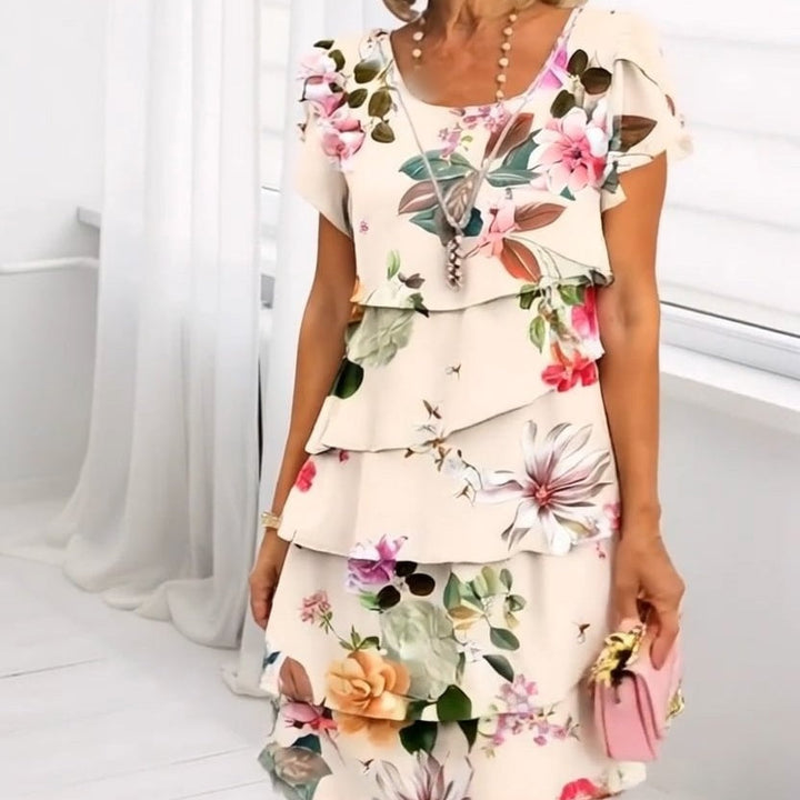 Leira - Graceful Floral Elegance Dress
