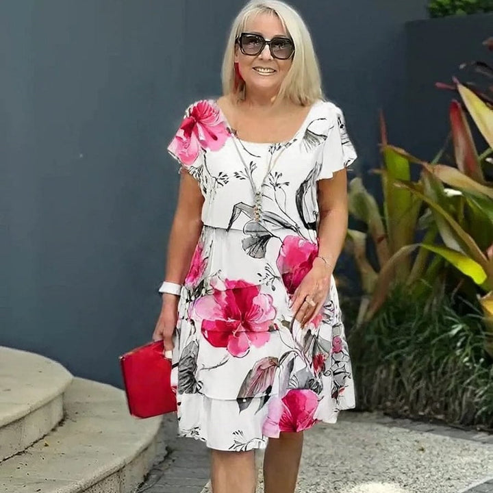 Leira - Graceful Floral Elegance Dress