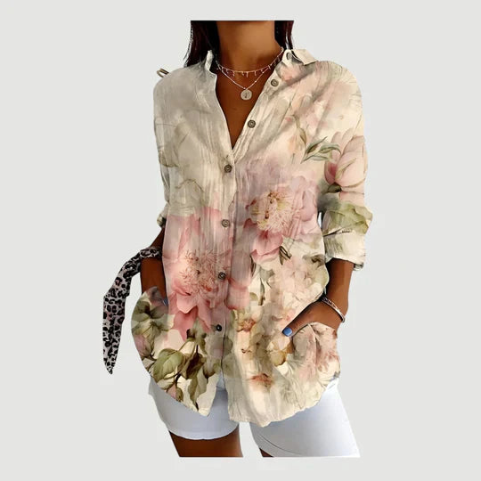 Arlie – Colorful Pattern Shirt Blouse