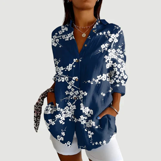 Arlie – Colorful Pattern Shirt Blouse