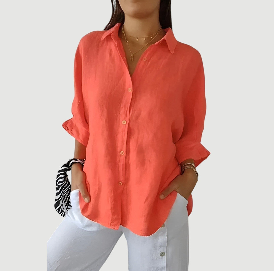 Linna – Minimalist Everyday Shirt Blouse